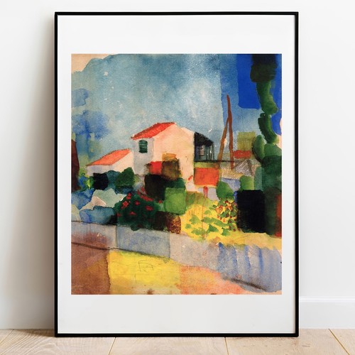 Art poster imprimé macke - macke, the