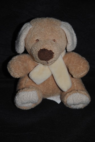 Peluche doudou chien beige - doudou,