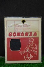 ANCIEN ÉCUSSON BONANZA PIÈCE DE CUIR GENOUILLÈRE COUDIÈRE COUTURE FIL BOUTON 