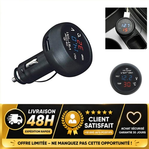 Chargeur usb voiture 1 - usb, en