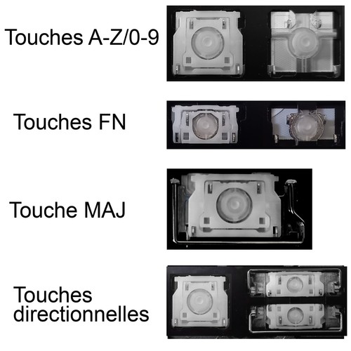 Touche clavier français - touche,