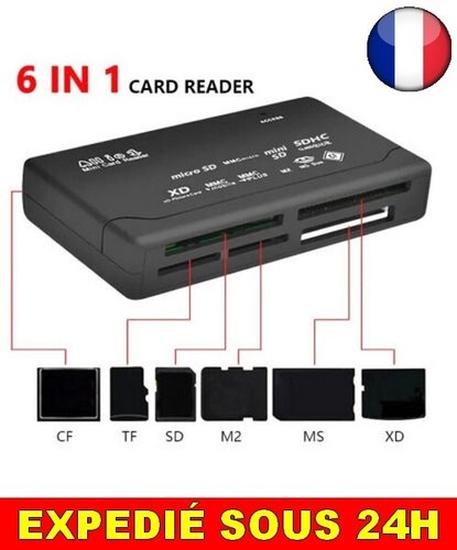 Lecteur carte usb 0 - ✅, sd