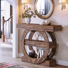 Console circulaire en bois