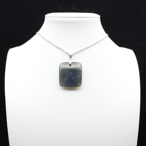 Square labradorite stone - square,
