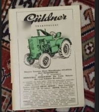 Guldner Middle East Print Vintage Tractor AD 1950s