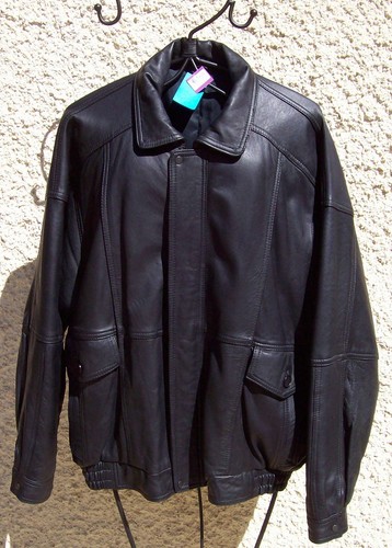 Vintage blouson cuir - blouson, en