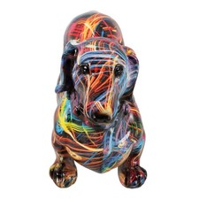  Sculpture De Chiot En Résine