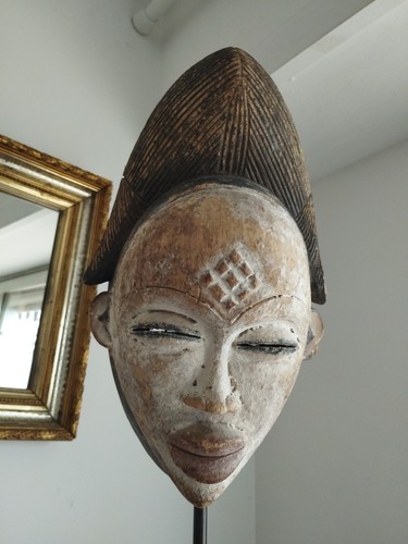 Masque punu okui africain - , du
