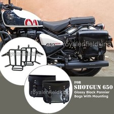 " Brillant Noir Cuir Sacs