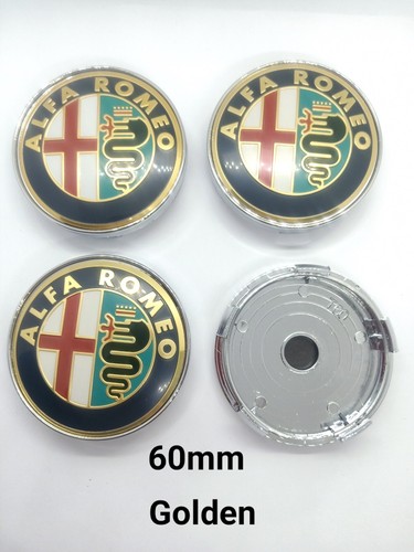 Cache moyeu logo alfa - 4x, romeo
