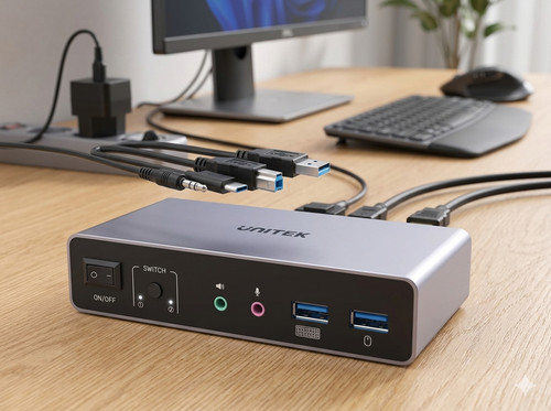 Switch kvm unitek 2 - kvm,