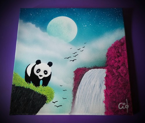 Spray art toile 30x30 - -,