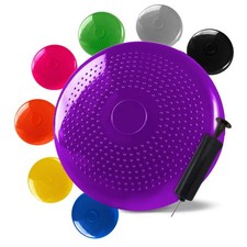 Coussin d Equilibre Instable+Pompe pour Entrainement Fitness Pilates Yoga Violet