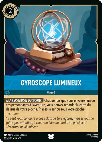 Gyroscope lumineux 167 - lumineux,