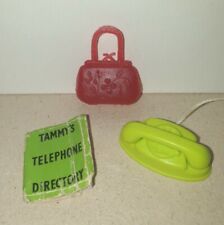 ANTIQUE DOLL: Vintage Mini Phone Tammy Doll with Handbag