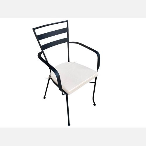 Poltrona acciaio con - in,