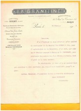 PARIS (IX°) FACTORY of VESSE-VICHY 03 / BATHTUBS "LA GRANITINE / BERTHE" in 1901