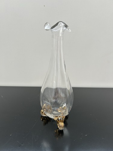 Vase bulbe tripode verre - tripode,