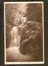 CONGO BELGE  cpa   Chute