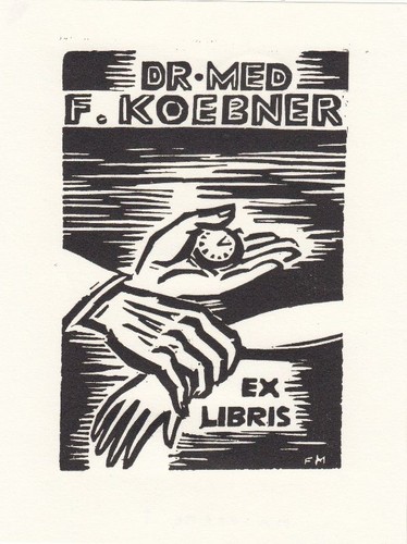 Exlibris livre art bois - livre, d'art