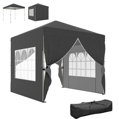 Outsunny tonnelle pliante 250 - outsunny,