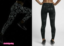 Nike Puissance Epic Luxe Flash Réfléchissant Imprimé Collant Course Dri-Fit Gym
