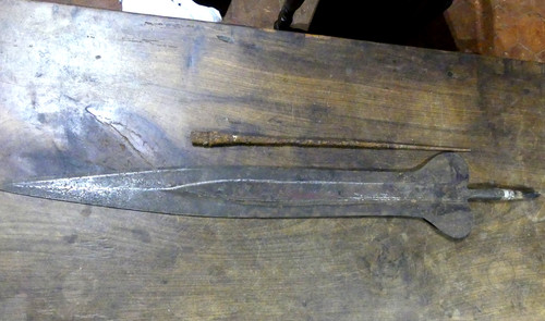 Art africain longue sagaie - africain,