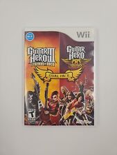 Guitar Hero III Legends of Rock + Aerosmith Dual Pack Nintendo Wii Complete CIB