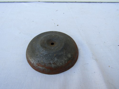 Antique cast iron lamp base - iron,