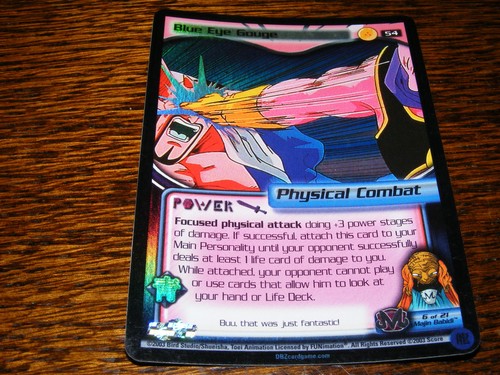 Blue eye gouge dragonball - blue,