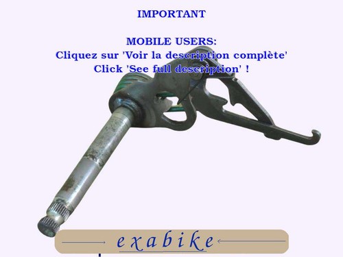 Axe selecteur pour - axe,