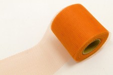 Rouleau Tulle uni Orange 8 cm