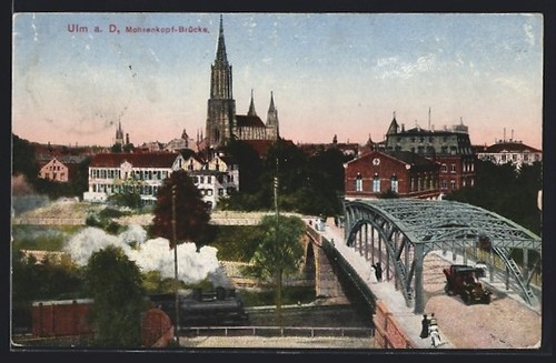 Carte postale ulm - postale, d.,