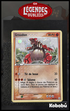 Pokemon Card Groudon 102/101 Holo Ex Forgotten Legends Block EX POOR FR