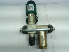 Hansen HS8A Solenoid Valve 1/2" 120VAC w/ 781 Strainer ST050.Condition:New No Bo
