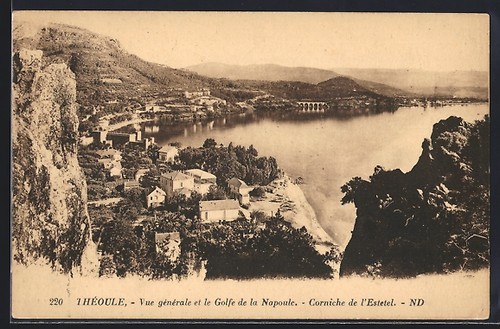 Cpa théoule vue générale - vue,
