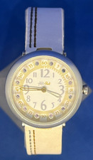 Vintage MONTRE WATCH UHR Flik-Flak ZFCN017 Swiss Made Blanc Boitier Aluminium