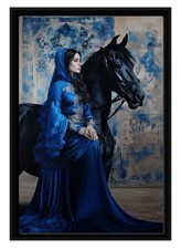 🌴✨ Exposition Osmose Gallery Bruxelles - Voyage en Bleu - 40x27 cm