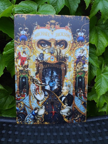Plaque métal michael jackson - métal,