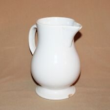 Sarreguemines Off White Shabby Earthenware Toilet Jug Pitcher