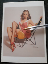 PIN UP _ housewife heel _ Gil Elvgren _ erotic _ garter belt _ PIN-UP
