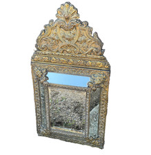 Miroir à parcloses laiton