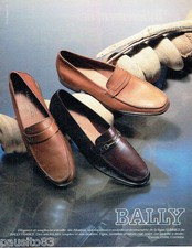 1985 ADVERTISING 016 ADVERTISING BALLY MEN'S SHOES LOAFERS