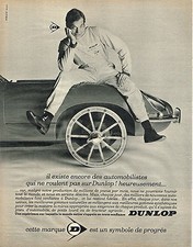 1967 ADVERTISEMENT DUNLOP Car Tires Truck Tractor