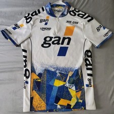 Maillot cycliste GAN 1993 LEMOND vintage jersey shirt trikot M
