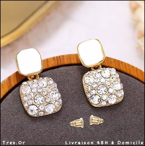 Boucles oreille zircons - d'oreille,