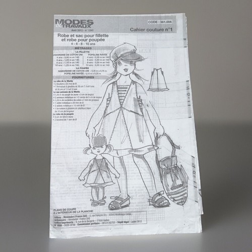 Patron fillette poupee - fillette,