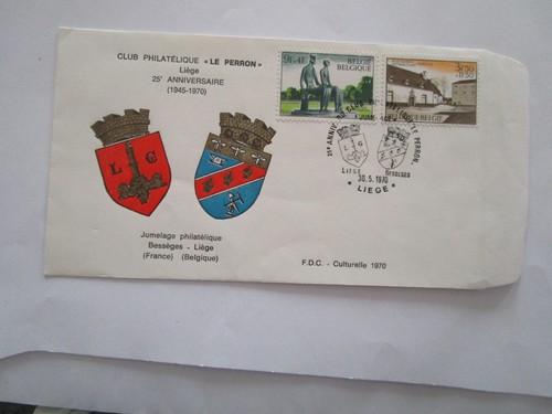 Fdc belgique club philatelique - fdc,