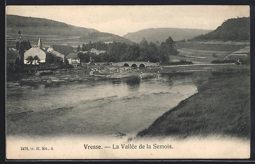 Cpa vresse vallée de la - vresse,,