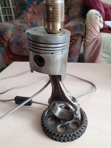 Lampe chevet artisanale - lampe,